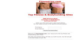 Desktop Screenshot of fitnesslinx.com